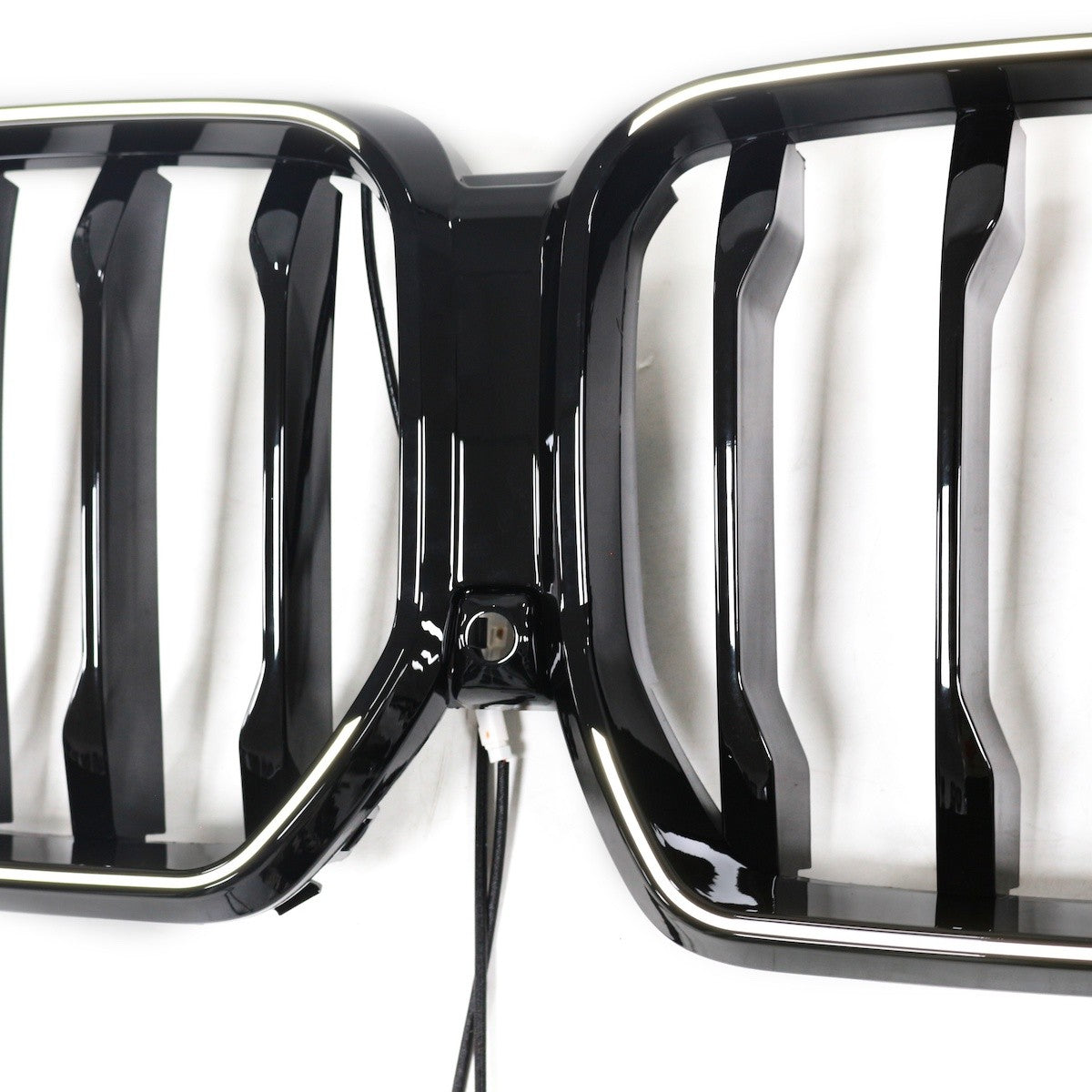 LED Einzelstreben Hochglanz Schwarz Grill passend für BMW X6 G06 LCI 2023+