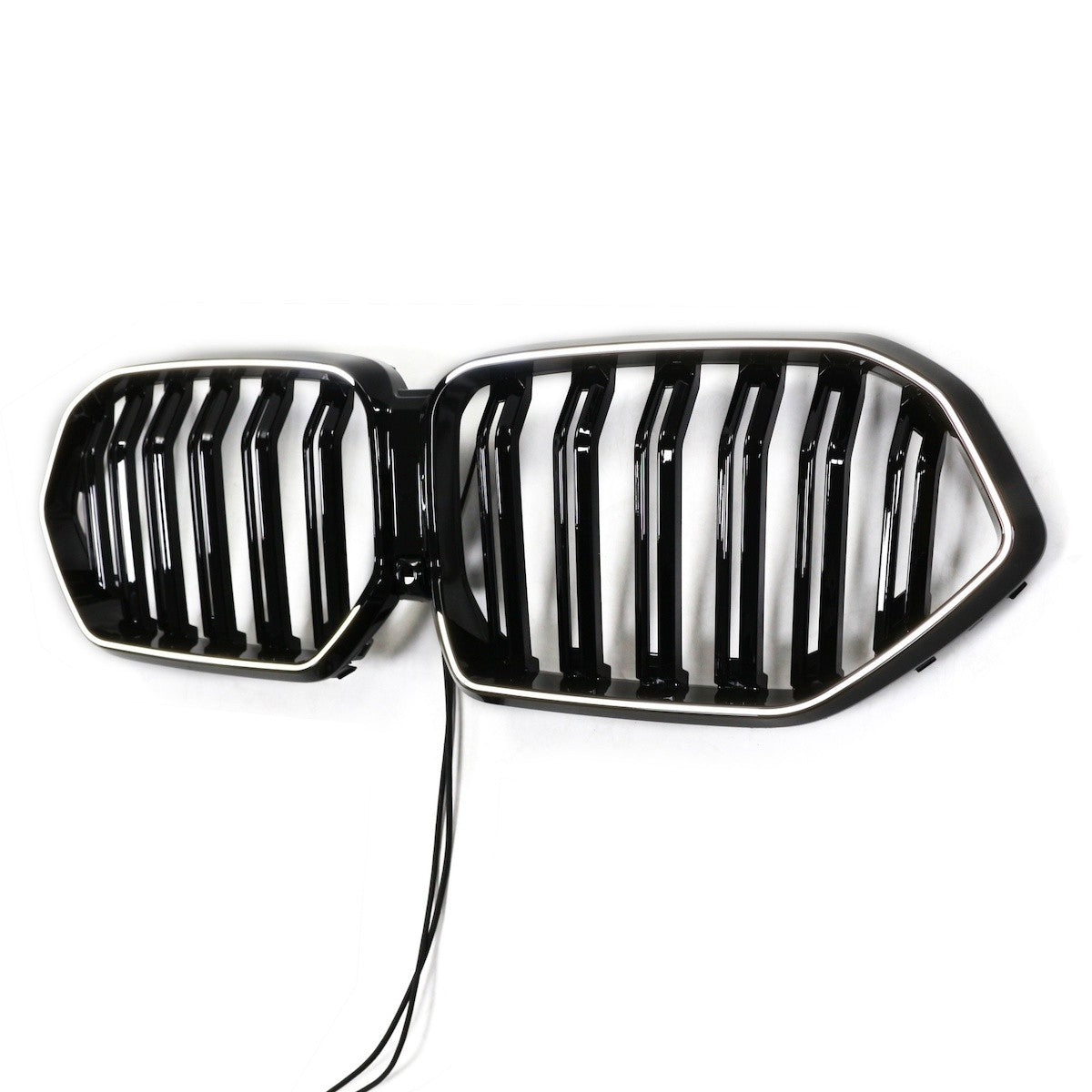 LED Doppelstreben Hochglanz Schwarz Grill mit LED passend für BMW X6 G06 LCI 2024+