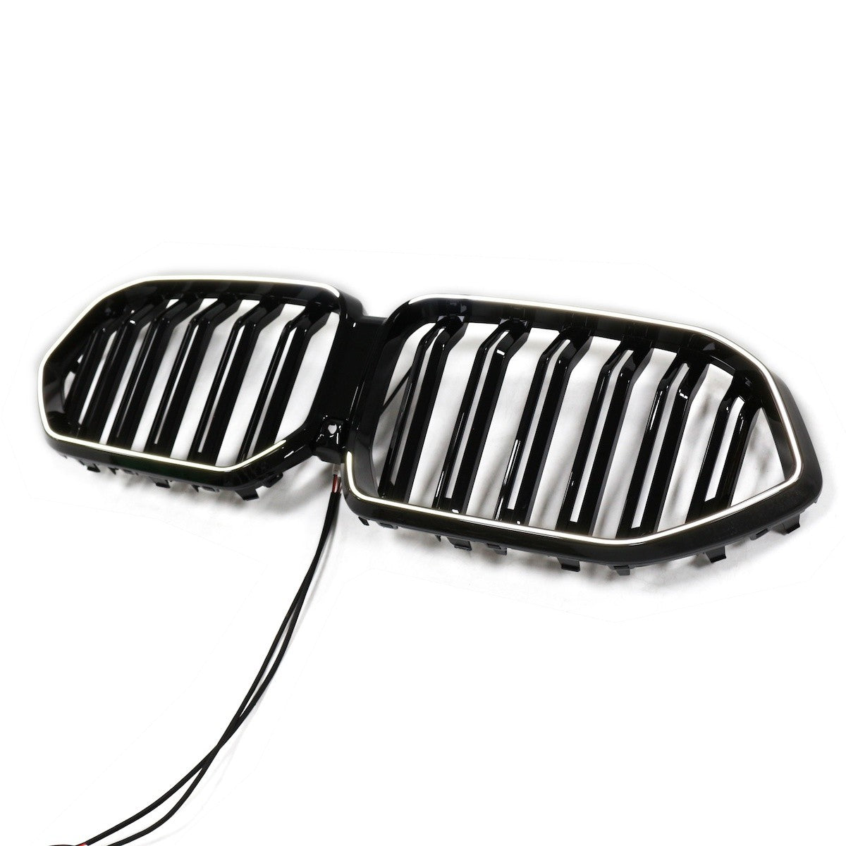 LED Doppelstreben Hochglanz Schwarz Grill mit LED passend für BMW X6 G06 LCI 2024+