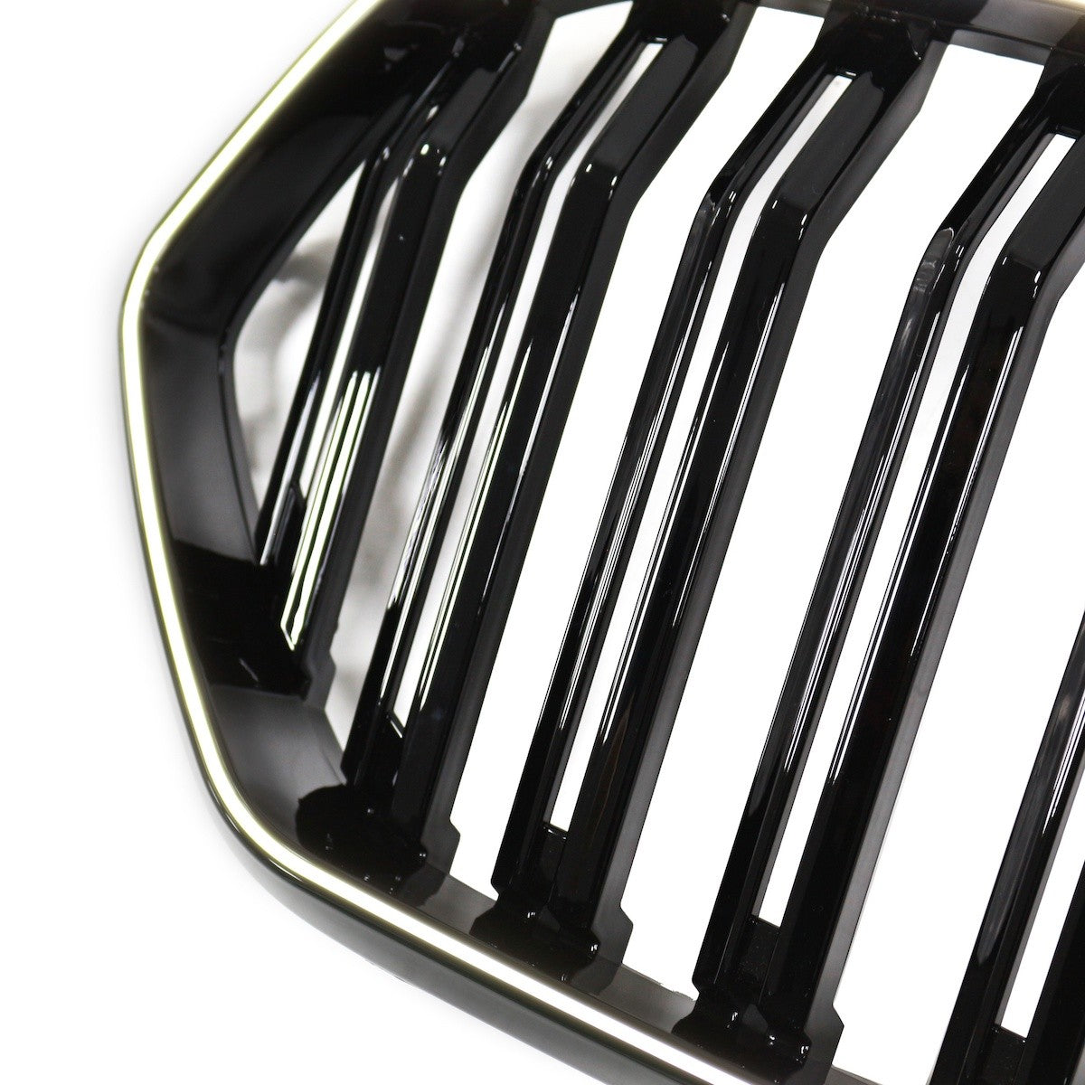 LED Doppelstreben Hochglanz Schwarz Grill mit LED passend für BMW X6 G06 LCI 2024+