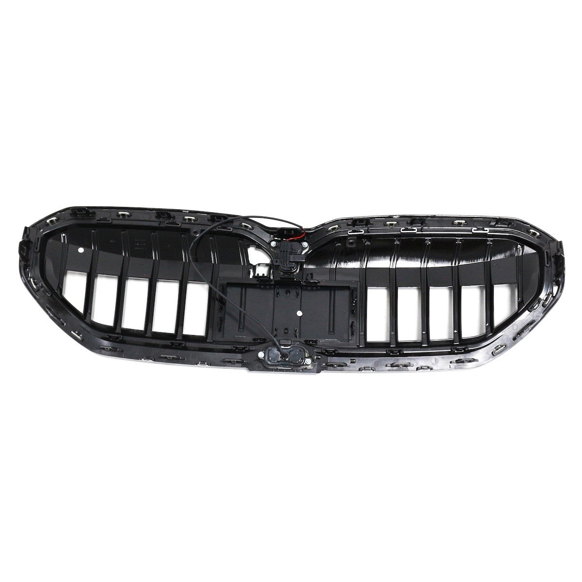 LED Einzelstreben Kühlergrill Hochglanz Schwarz passend für BMW 5er G60 2024+