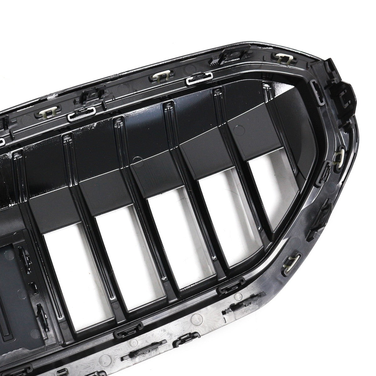 LED Einzelstreben Kühlergrill Hochglanz Schwarz passend für BMW 5er G60 2024+
