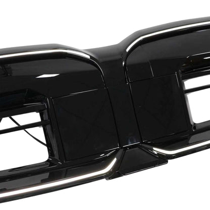 LED Hochglanz Schwarz Frontgrill passend für BMW 5er G60 2024+