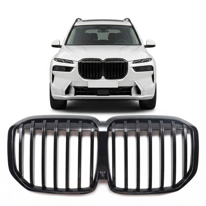 Einzelstreben Kühlergrill Hochglanz Schwarz passend für BMW X7 G07 LCI 2022+