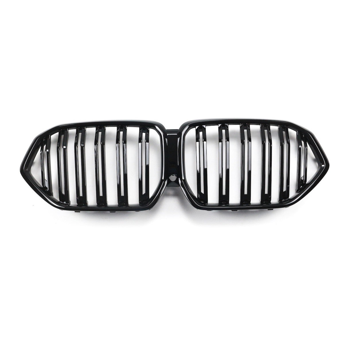 Hochglanz Schwarz Doppel-Linie Kühlergrill passend für BMW X6 G06 F96 2019-heute