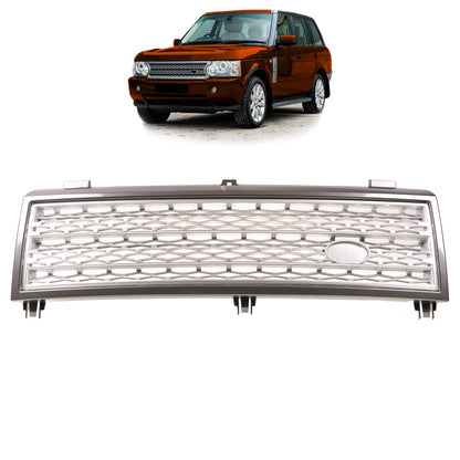Sportgrill Grau & Silber passend für Land Rover Range Rover III L322 2002-2006