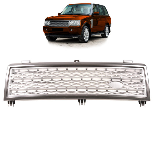 Sportgrill Grau & Silber passend für Land Rover Range Rover III L322 2002-2006
