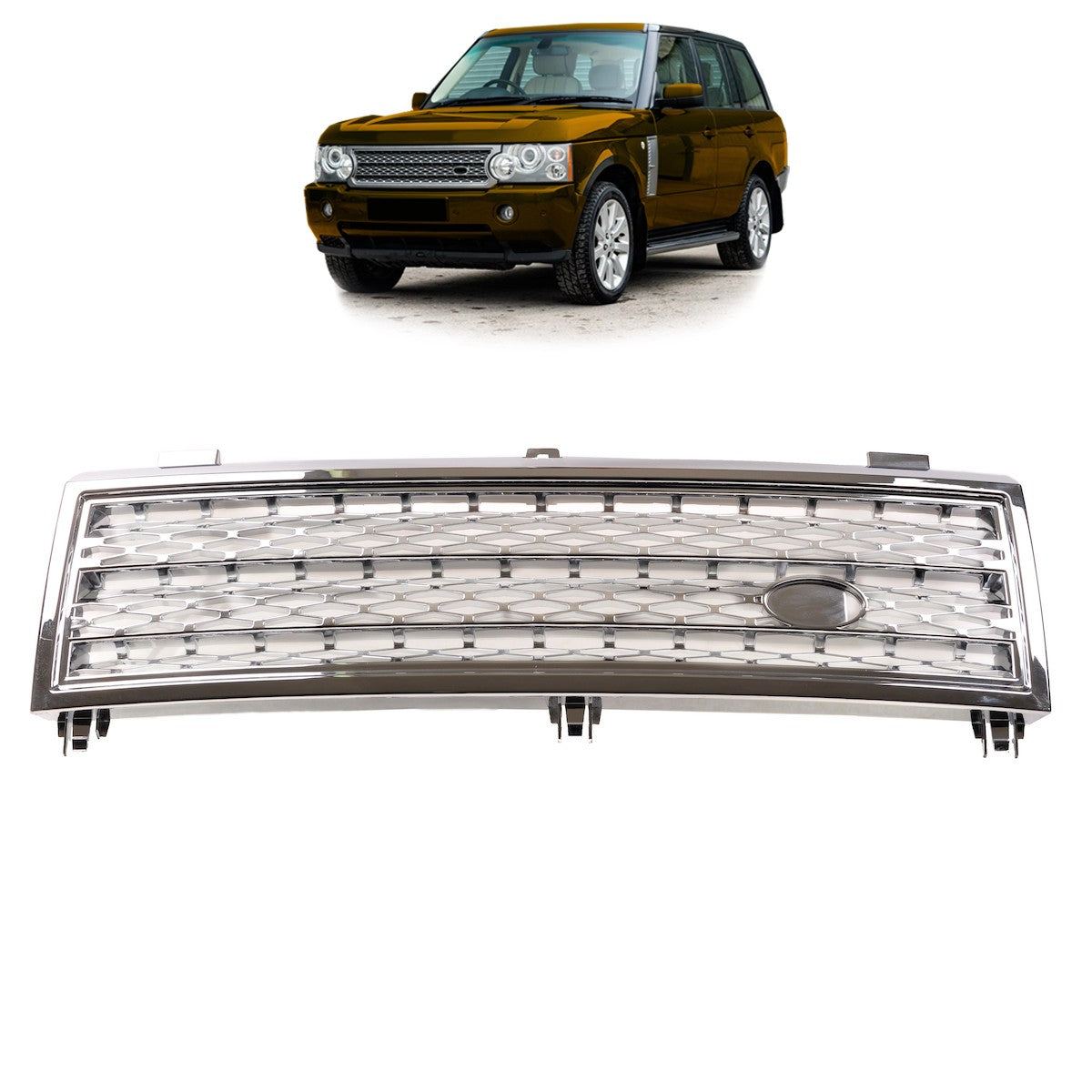 Sportgrill Chrom passend für Land Rover Range Rover III L322 2002-2006