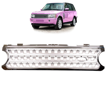 Sportgrill Chrom & Silber passend für Land Rover Range Rover III L322 2006-2010