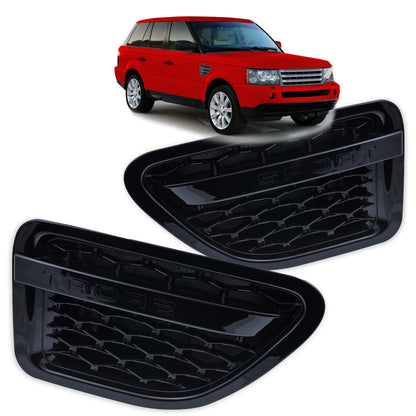 Kühlergrill Hochglanz Schwarz passend für Range Rover Sport (L320) 2005-2009