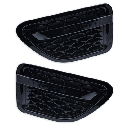 Kühlergrill Hochglanz Schwarz passend für Range Rover Sport (L320) 2005-2009