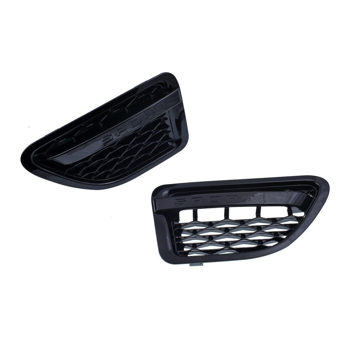Kühlergrill Hochglanz Schwarz passend für Range Rover Sport (L320) 2005-2009