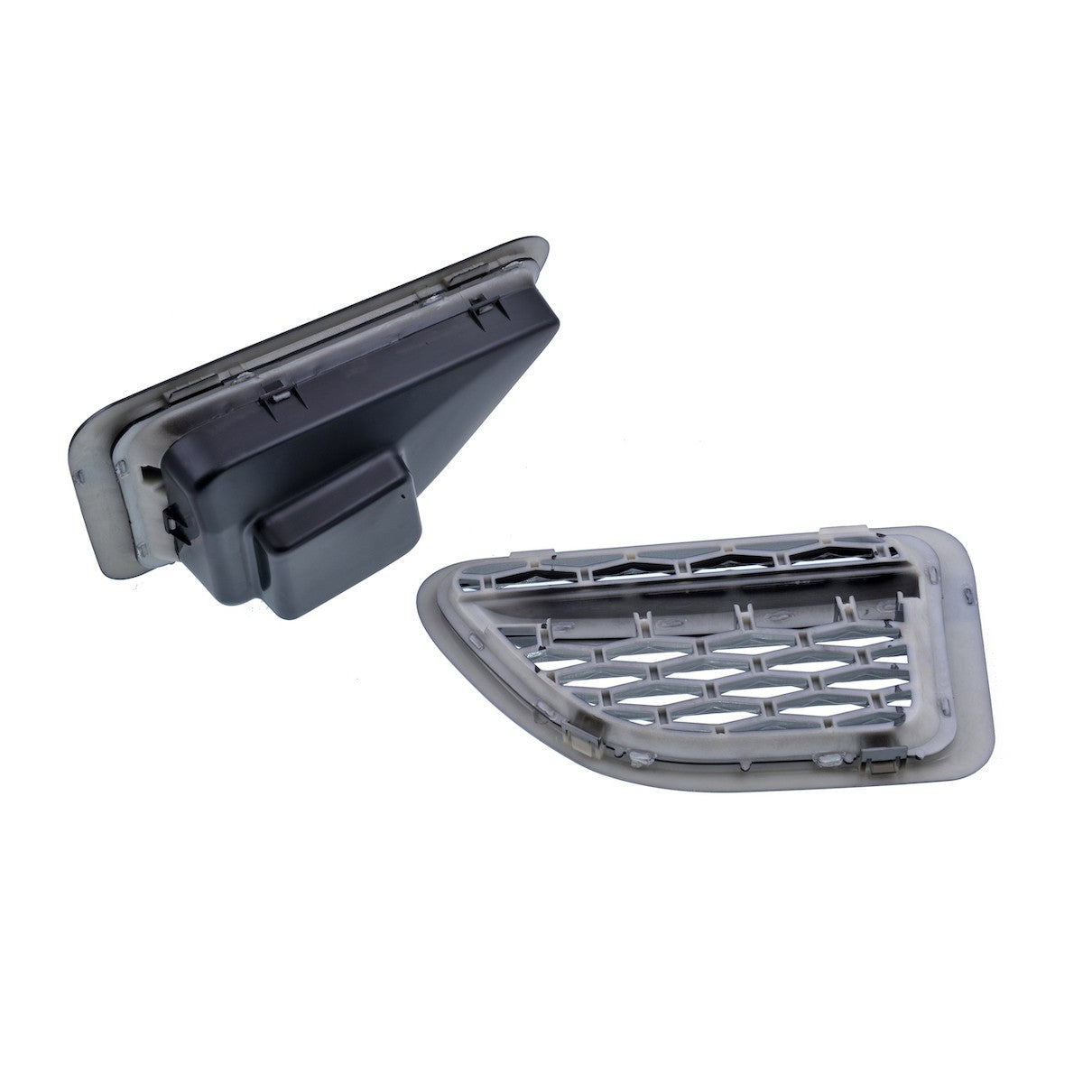 Kühlergrill Hochglanz Schwarz passend für Range Rover Sport (L320) 2005-2009