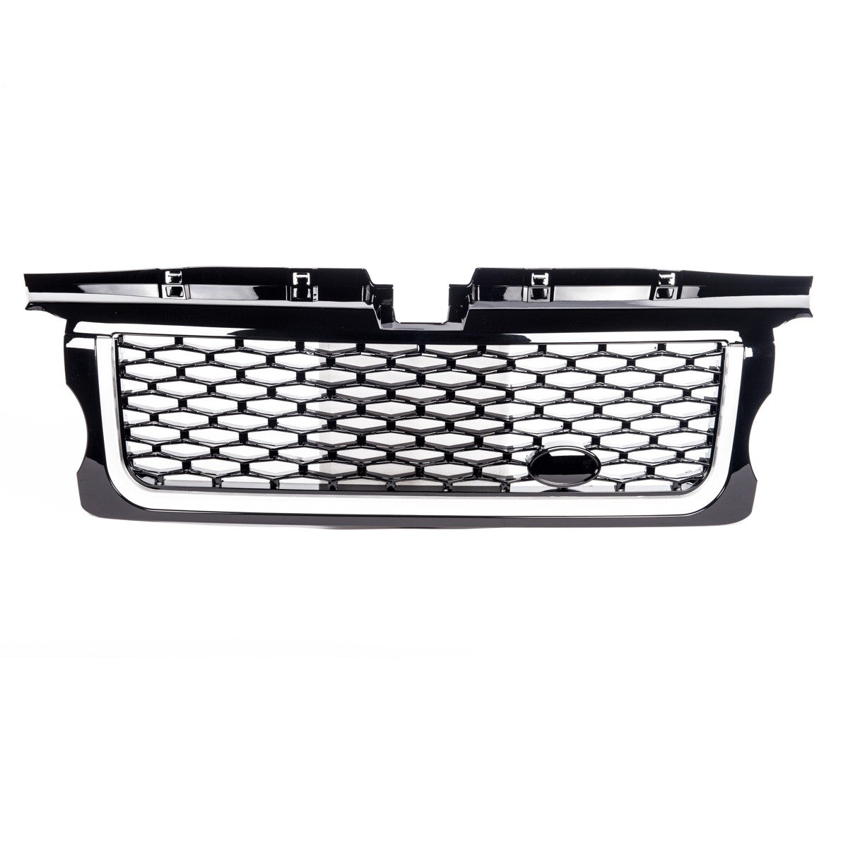 Grau & Silber Kühlergrill Wabenstruktur passend für Range Rover Sport L320 2005-2009