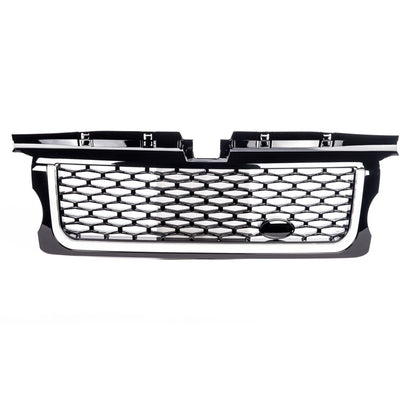 Grau & Silber Kühlergrill Wabenstruktur passend für Range Rover Sport L320 2005-2009