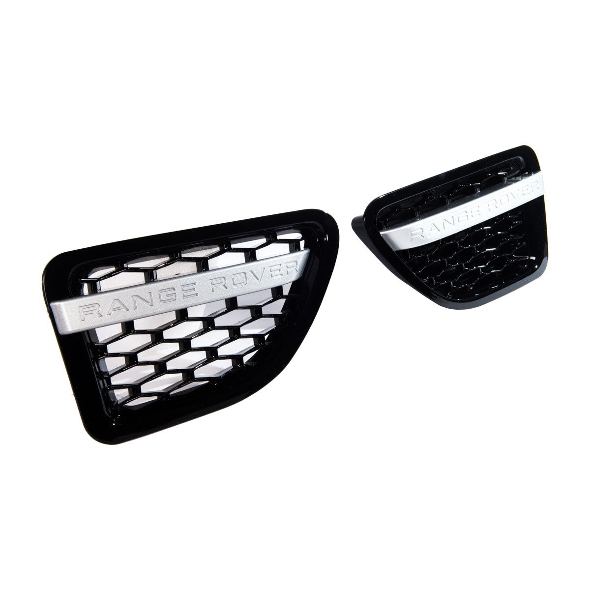Grau & Silber Kühlergrill Wabenstruktur passend für Range Rover Sport L320 2005-2009