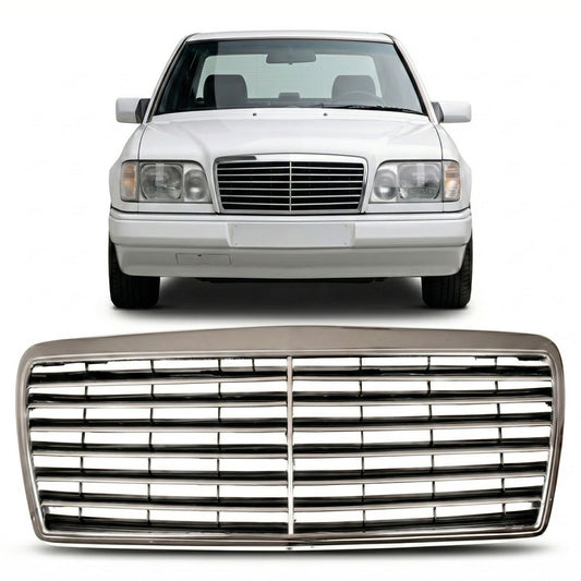 Kühlergrill Chrom passend für Mercedes E-Klasse W124 Facelift 1993-1995