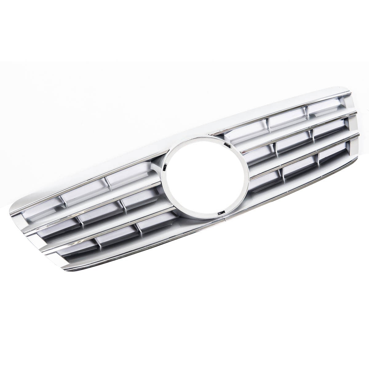 Frontgrill Silber 4S passend für Mercedes C-Klasse W203 2000-2007