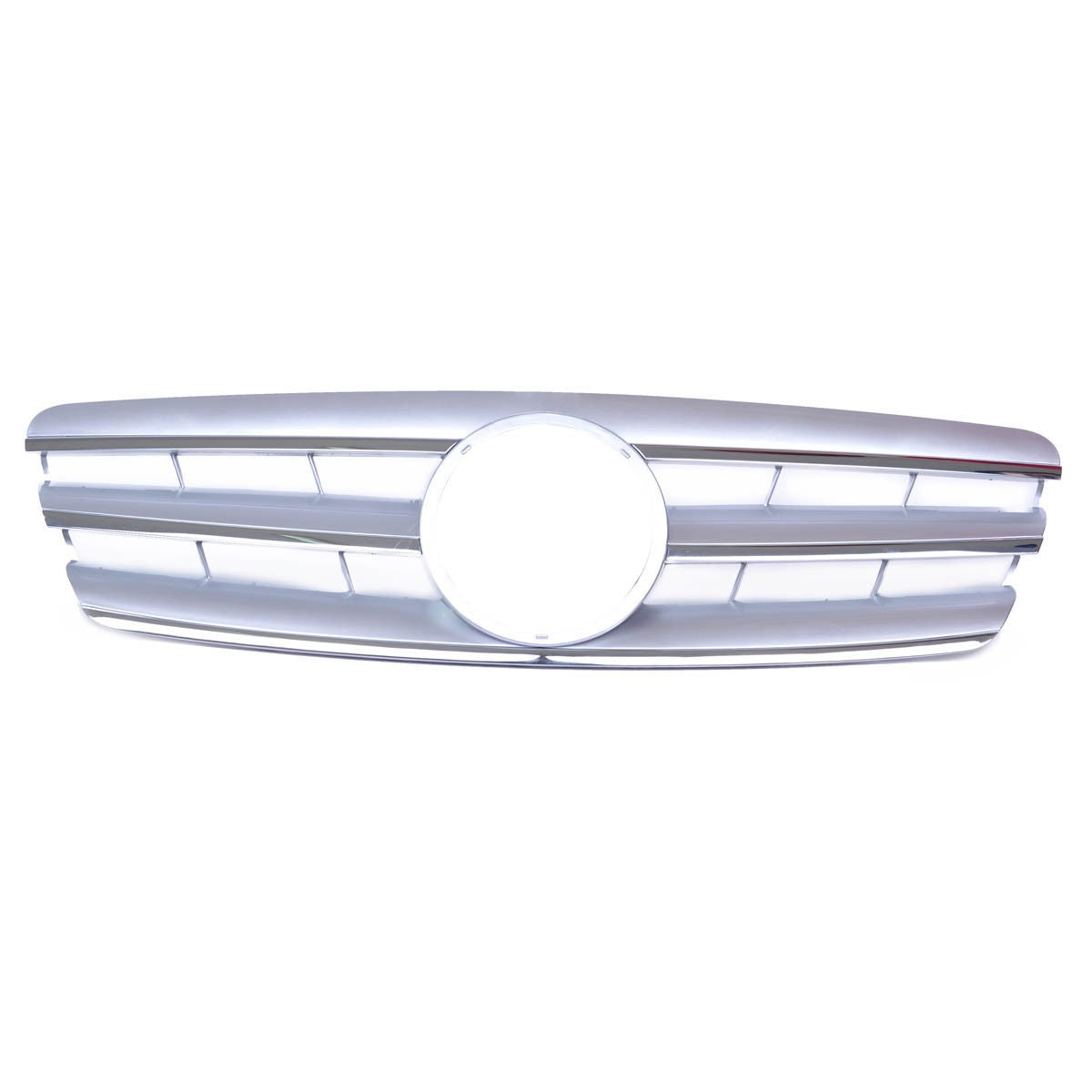 Silber 3S Frontgrill passend für Mercedes C-Klasse W203 2000-2007