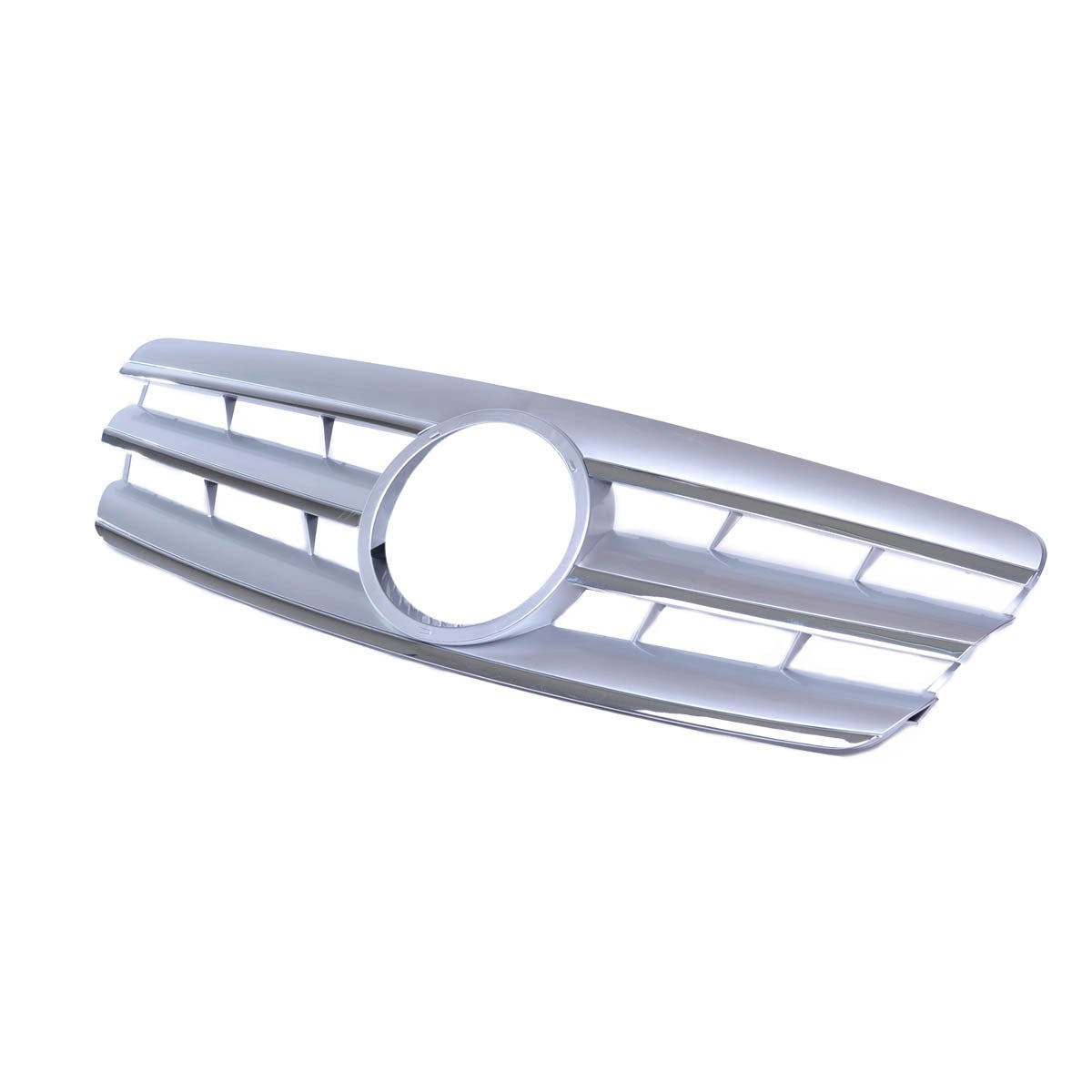 Silber 3S Frontgrill passend für Mercedes C-Klasse W203 2000-2007