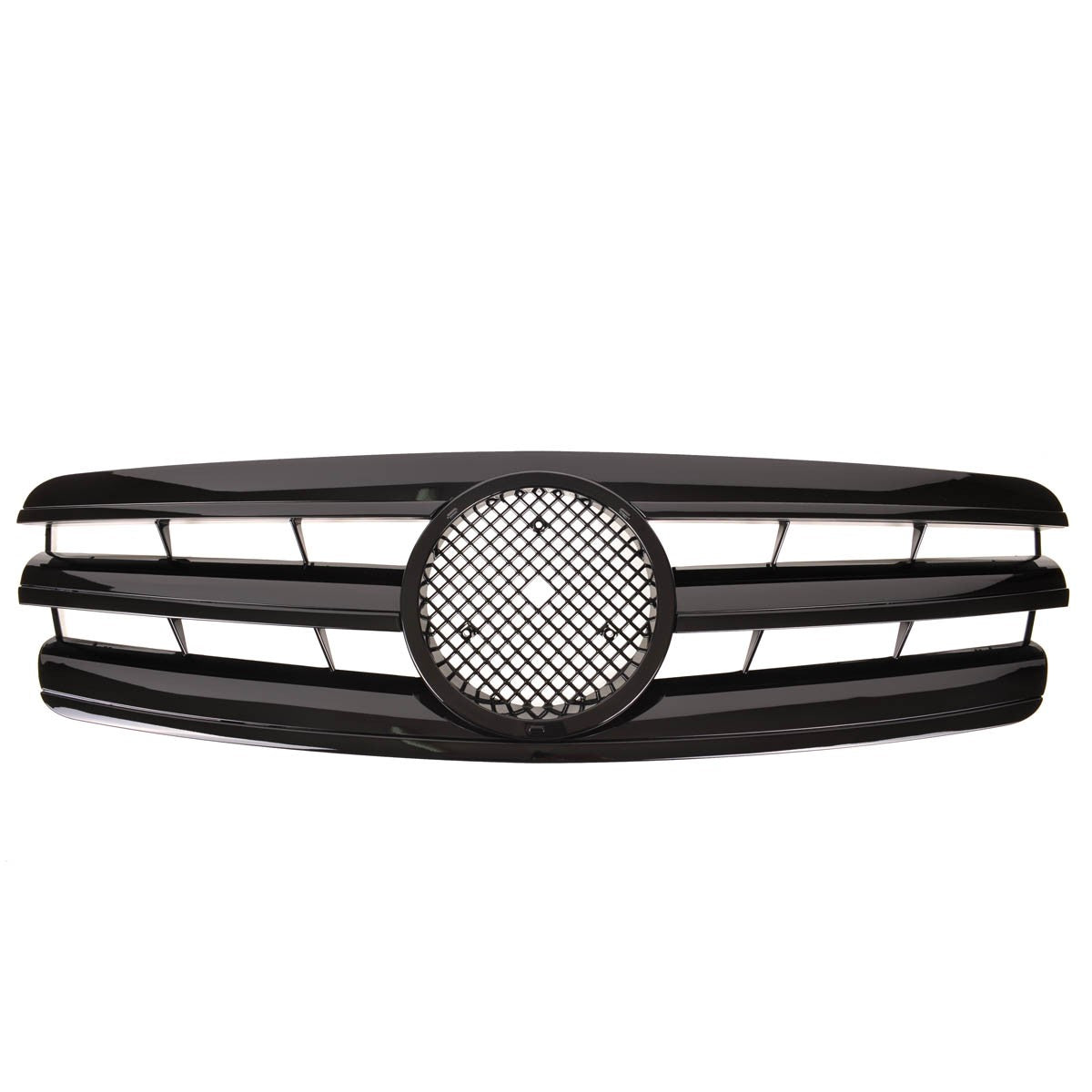 Hochglanz Schwarz Frontgrill passend für Mercedes C-Klasse W203 2000-2007