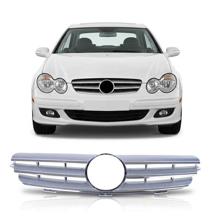 Sportgrill Silber passend für Mercedes CLK W209 2002-2009