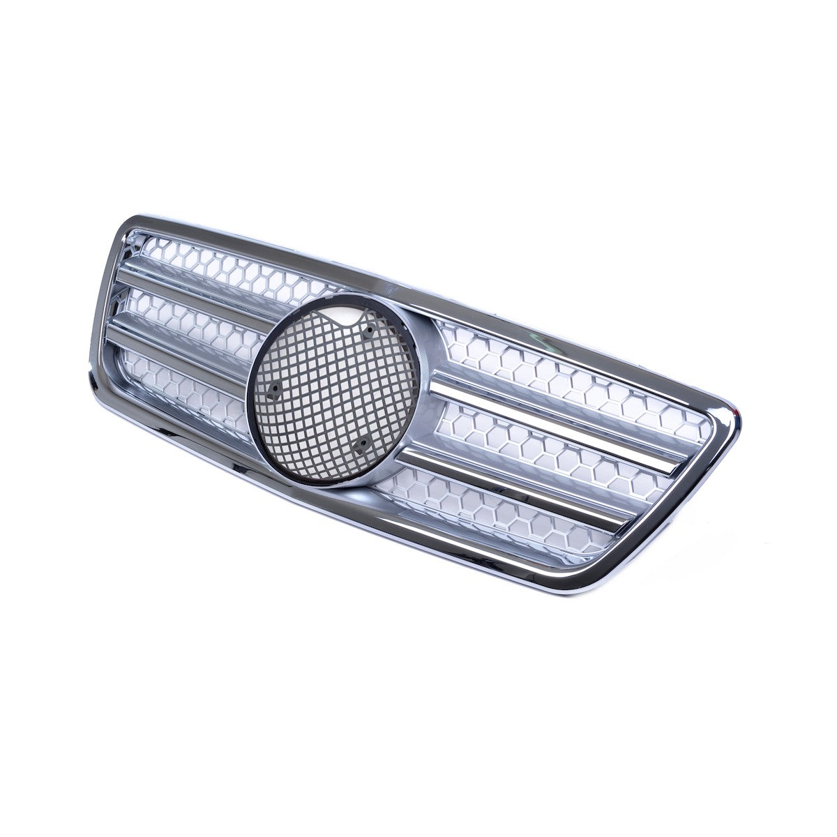 Sportgrill Chrom & Silber passend für Mercedes E-Klasse W210 S210 1999-2002