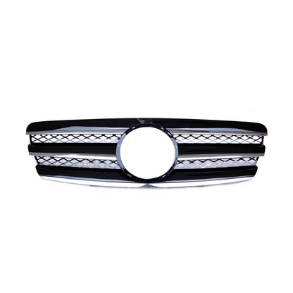 Sportgrill Hochglanz Schwarz & Chrom passend für Mercedes E-Klasse W211 2002-2006