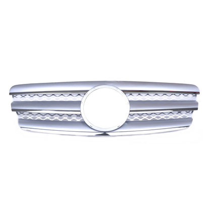 Silberner Sportgrill passend für Mercedes E-Klasse W211 Limousine Kombi 2002-2006