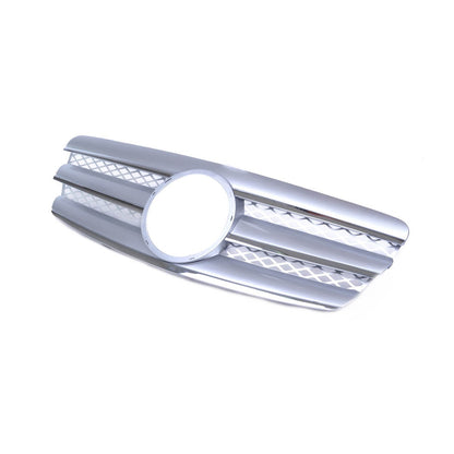 Silberner Sportgrill passend für Mercedes E-Klasse W211 Limousine Kombi 2002-2006