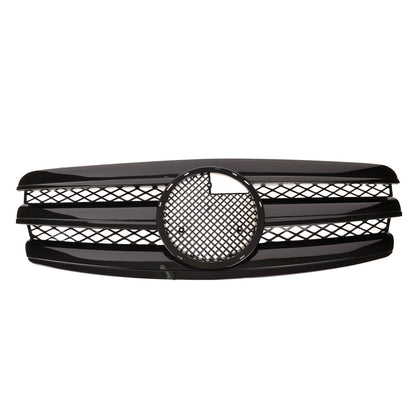 Sportgrill Ganz Hochglanz Schwarz passend für Mercedes E-Klasse W211 2002-2006