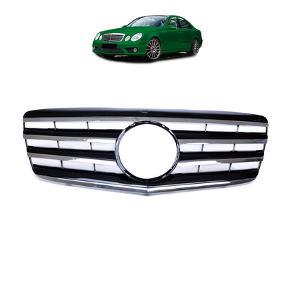 Sportgrill Chrom & Schwarz passend für Mercedes E-Klasse W211 2006-2009