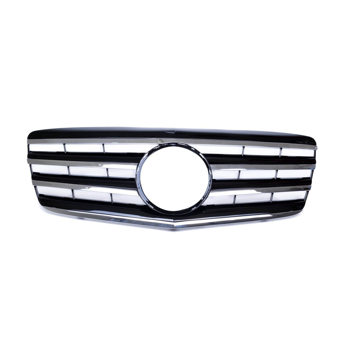 Sportgrill Chrom & Schwarz passend für Mercedes E-Klasse W211 2006-2009