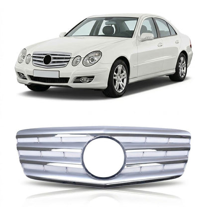 Sportgrill Silber passend für Mercedes E-Klasse W211 2006-2009