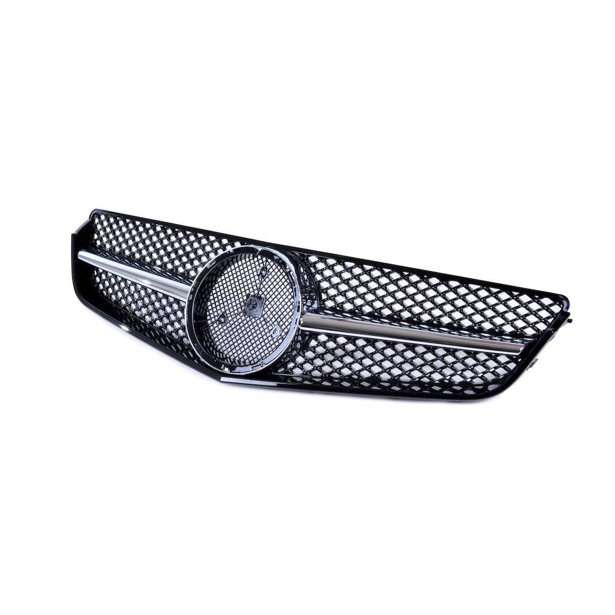 Verchromter & schwarzer Kühlergrill passend für Mercedes E-Klasse Coupé/Cabrio 2009-2013