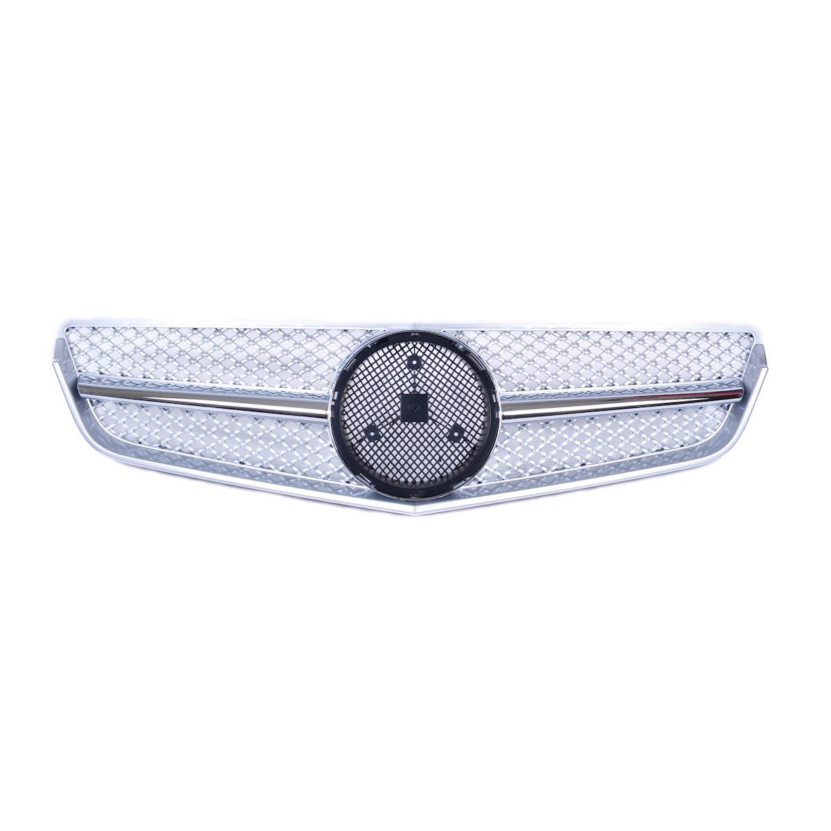 Sportgrill verchromt & silber passend für Mercedes E-Klasse C207 A207 2009-2013