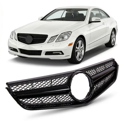 Kühlergrill Hochglanz Schwarz passend für Mercedes E-Klasse C207 A207 2009-2013