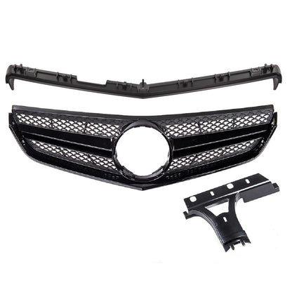 Kühlergrill Hochglanz Schwarz passend für Mercedes E-Klasse C207 A207 2009-2013