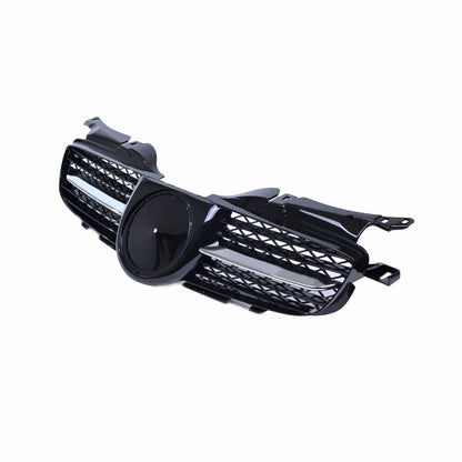 Kühlergrill Hochglanz Schwarz & Chrom passend für Mercedes SLK R170 1996-2004