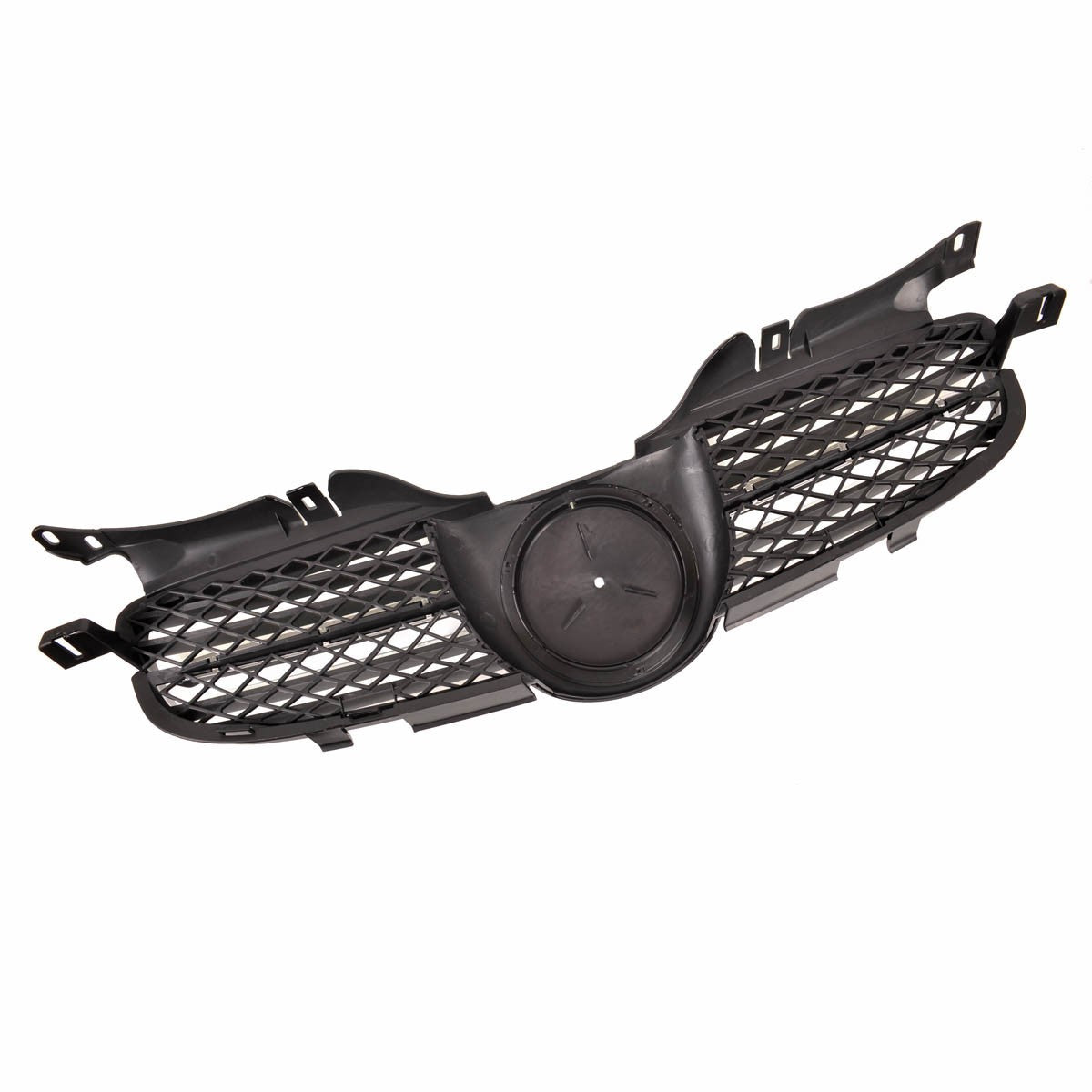Kühlergrill Hochglanz Schwarz & Chrom passend für Mercedes SLK R170 1996-2004