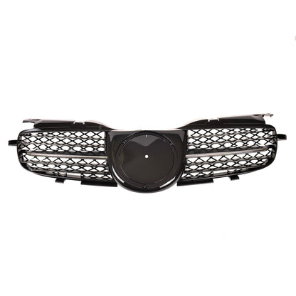 Kühlergrill Hochglanz Schwarz & Chrom passend für Mercedes SLK R170 1996-2004