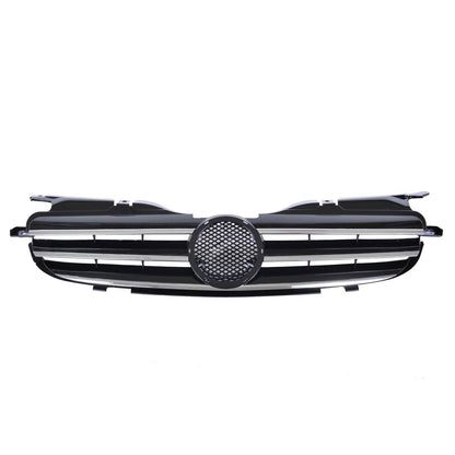 Kühlergrill Hochglanz Schwarz & Chrom passend für Mercedes SLK R170 1996-2004
