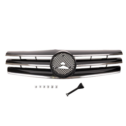 Kühlergrill Chrom & Schwarz passend für Mercedes SL (R129) 1989-2001