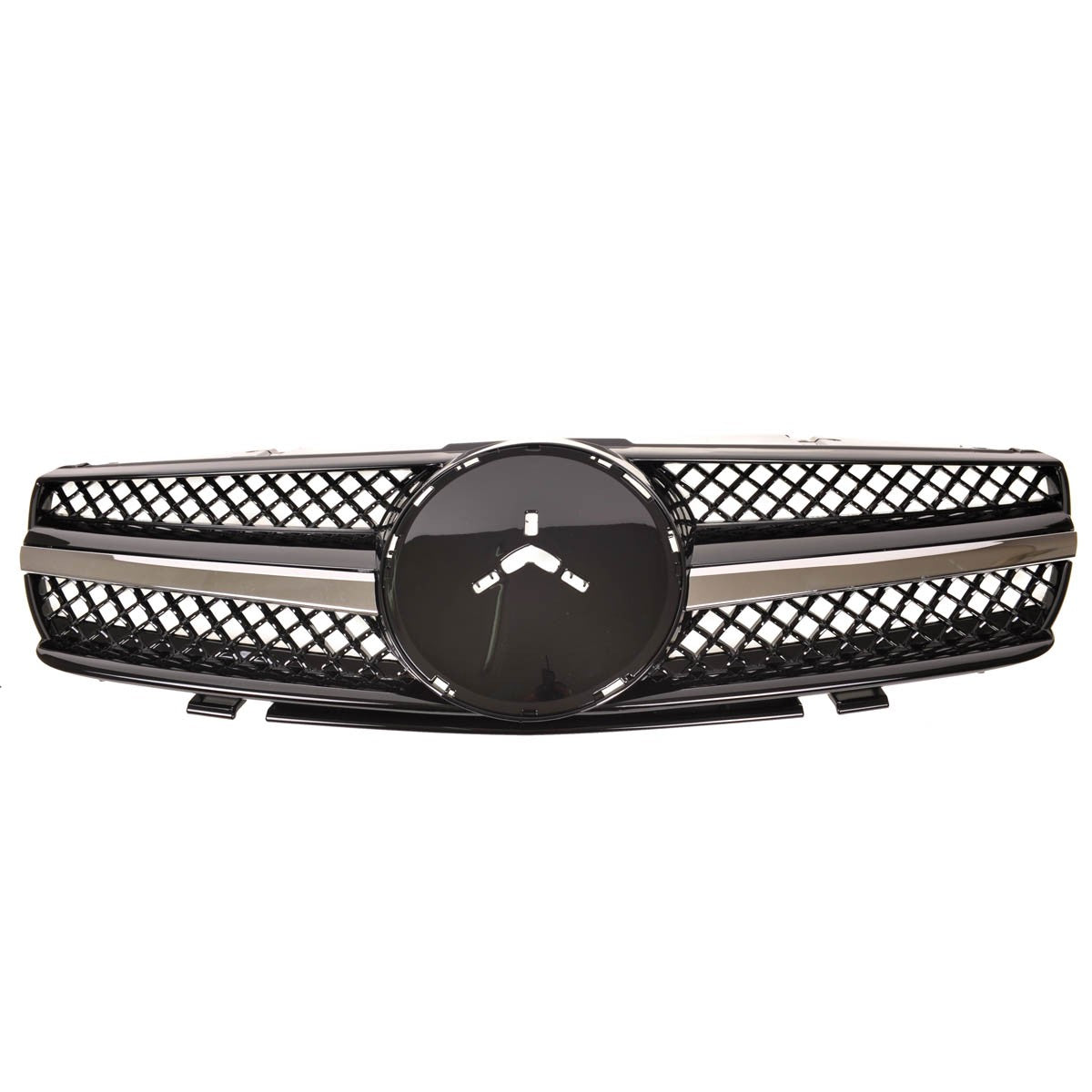Kühlergrill Chrom & Schwarz passend für Mercedes SL R230 2001-2006