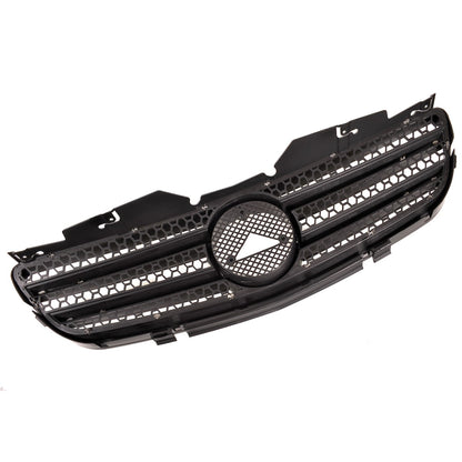 Kühlergrill Hochglanz Schwarz passend für Mercedes SL R230 2001-2006