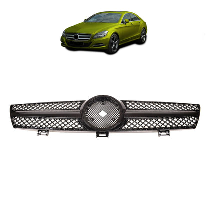 Hochglanz Schwarz Frontkühlergrill passend für Mercedes CLS (C219) 2004-2008