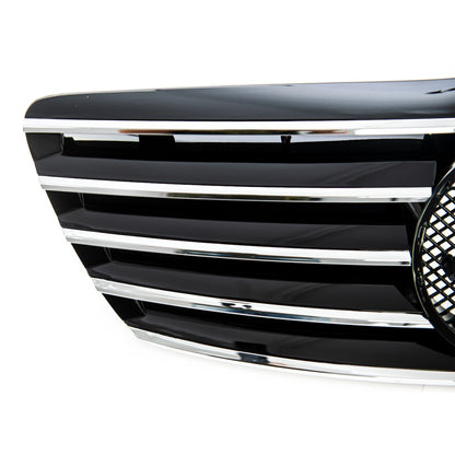 Kühlergrill Chrom & Schwarz passend für Mercedes S-Klasse W220 2003-2005