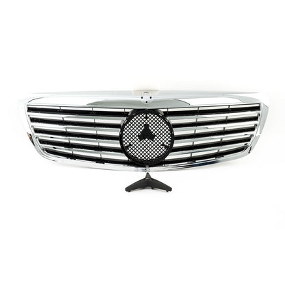 Sportgrill Chrom & Schwarz passend für Mercedes S-Klasse W221 2005-2009
