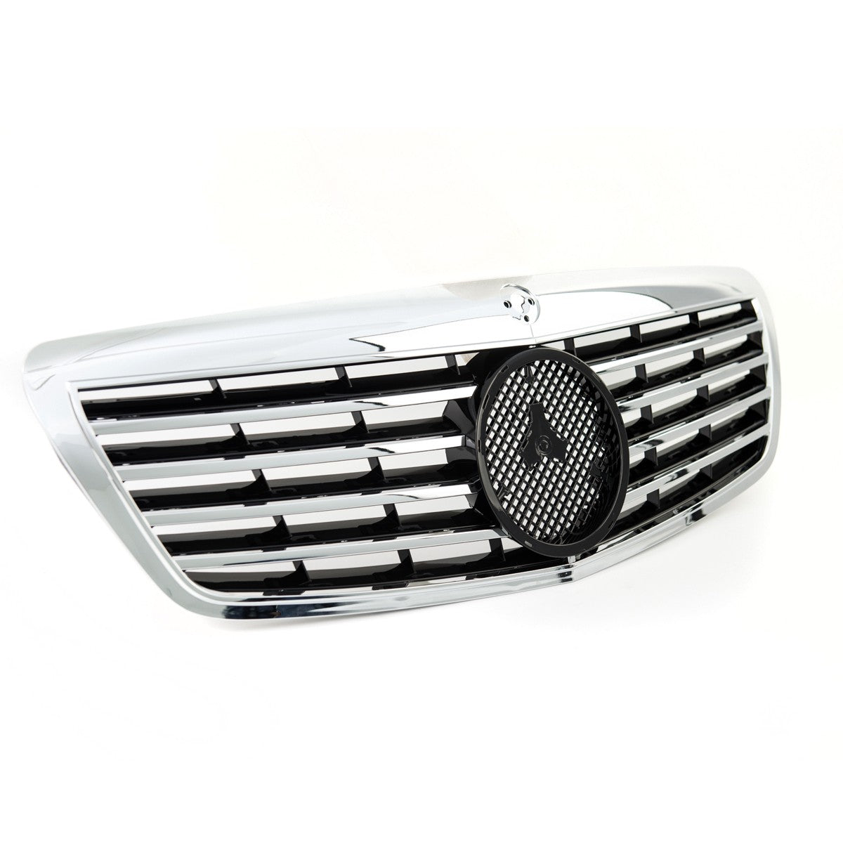 Sportgrill Chrom & Schwarz passend für Mercedes S-Klasse W221 2005-2009