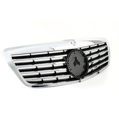 Sportgrill Chrom & Schwarz passend für Mercedes S-Klasse W221 2005-2009